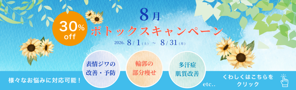 ボトックスキャンペーン